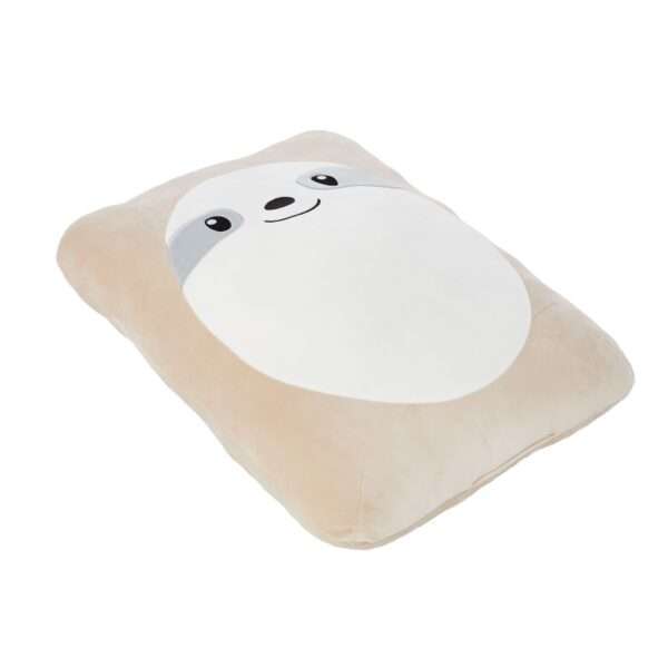Top Paw Sloth Squishy Pillow Dog Bed in White, Size: 24"L x 20"W 5"H | Polyester PetSmart