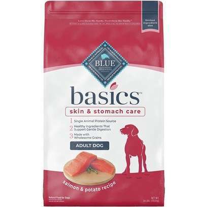 Blue Buffalo Basics Adult Salmon and Potato Recipe Dry Dog Food 24-lb