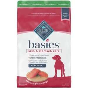 Blue Buffalo Basics Grain Free Adult Salmon and Potato Recipe Dry Dog Food 11-lb