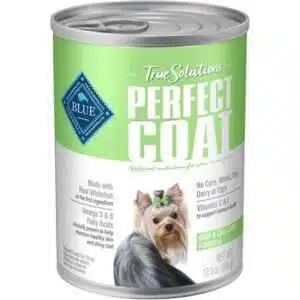 Blue Buffalo True Solutions Perfect Coat Natural Skin & Coat Care Whitefish Recipe Adult Wet Dog Food 12.5-oz, case of 12