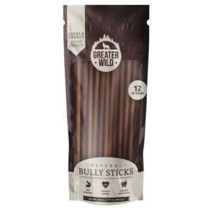 Greater Wild 12" Split Bully Stick All Life Stage Dog Chew Treat, Size: 12 Count | PetSmart