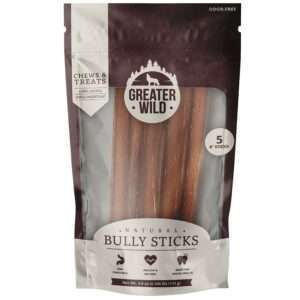 Greater Wild 6" Bully Stick All Life Stage Dog Chew Treat, Size: 5 Count | PetSmart