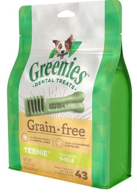Greenies Teenie Grain Free Dental Dog Chews - 54 oz (2 x 27 oz)