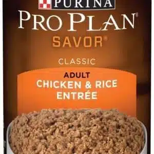 Purina Pro Plan Savor Chicken & Rice Entree Canned Adult Dog Food - 13 oz, case of 12