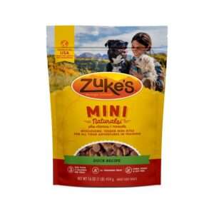 Zukes Duck Mini Naturals Dog Treats - 16 oz