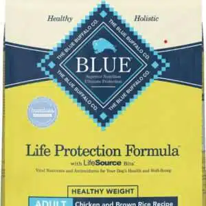 Blue Buffalo Life Protection Formula Healthy Weight Adult Chicken & Brown Rice Recipe Dry Dog Food - 15 lb Bag