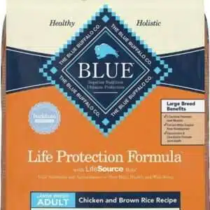 Blue Buffalo Life Protection Formula Large Breed Adult Chicken & Brown Rice Recipe Dry Dog Food - 15 lb Bag