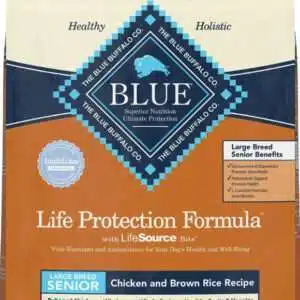 Blue Buffalo Life Protection Formula Large Breed Senior Chicken & Brown Rice Recipe Dry Dog Food - 60 lb Bag (2 x 30 lb Bag)