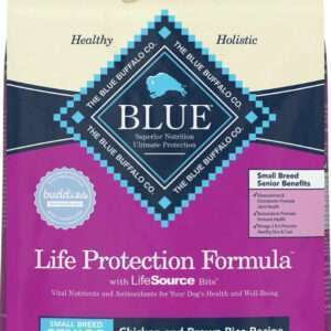 Blue Buffalo Life Protection Formula Small Breed Senior Chicken & Brown Rice Recipe Dry Dog Food - 15 lb Bag