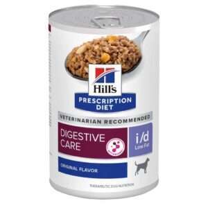 Hill's Prescription Diet i/d Low Fat Canine Digestive Care Original Flavor Wet Dog Food - 13 oz, case of 12
