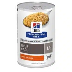 Hill's Prescription Diet l/d Canine Liver Care with Chicken Wet Dog Food - 13 oz, case of 12