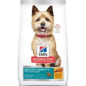Hill's Science Diet Adult Healthy Mobility Small Bites Chicken Meal, Brown Rice & Barley Recipe Dry Dog Food - 30 lb Bag