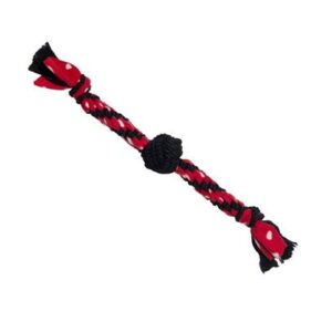 KONG Signature Rope Dual Knot w/Ball Dog Toy Single
