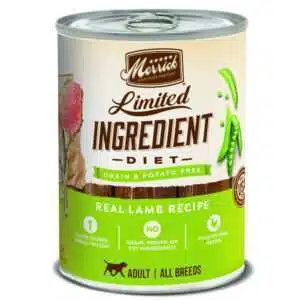 Merrick Limited Ingredient Diet Real Lamb Recipe Canned Dog Food - 12.7 oz, case of 12