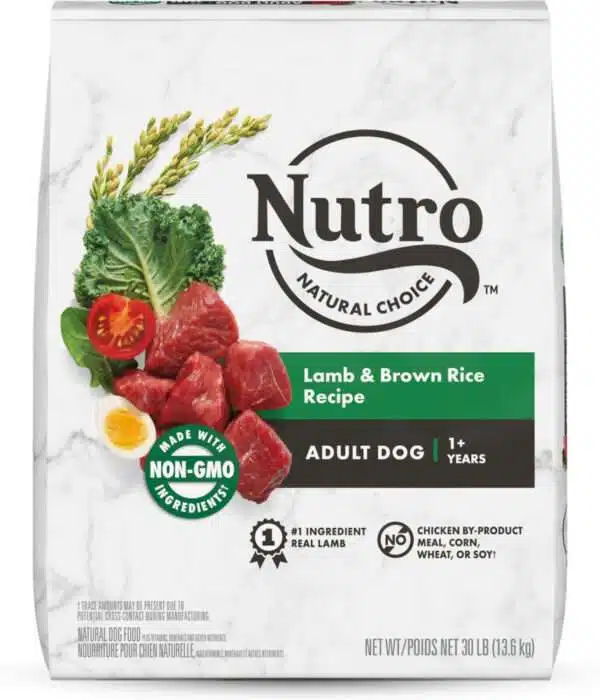 Nutro Wholesome Essentials Adult Pasture-Fed Lamb & Rice Dry Dog Food - 5 lb Bag