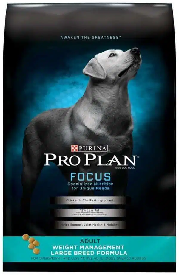 Purina Pro Plan Adult Large Breed Weight Management Formula Dry Dog Food - 34 lb Bag