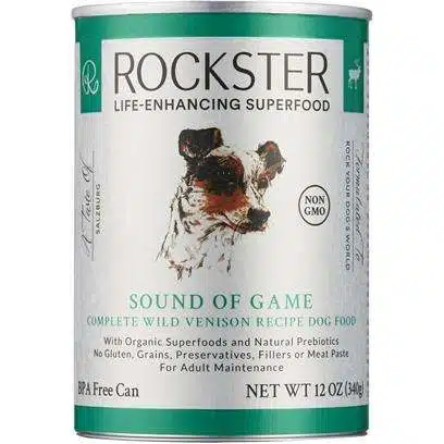 Rockster Sound Of Game Complete Wild Venison Recipe Canned Dog Food 12-oz, case of 12