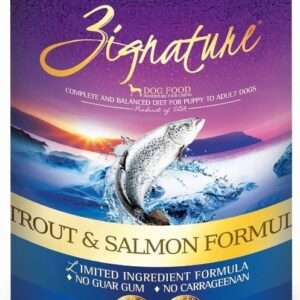 Zignature Trout & Salmon Limited Ingredient Formula Canned Dog Food - 13 oz, case of 12