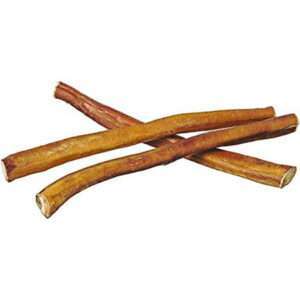 12 Straight Bully Sticks for Dogs [Medium Thickness] (50 Pack) - Natural Low Odor Bulk Dog Dental Treats Best Thick Pizzle Chew Stix 12 inch Chemical Free