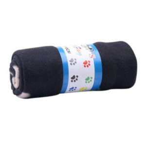 Actoyo Soft Velvet Cloth Pet Dog Blanket Warm Sleep Bed Mat with Paw Print 60x70cm