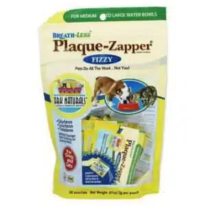 Ark Naturals - Breath-Less Fizzy Plaque Zapper for Medium to Large Water Bowls - 30 Pouches