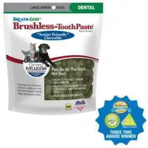 Ark Naturals Gray Muzzle Brushless Toothpaste for Dogs Dental Health Medium to Large