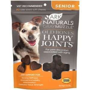 Ark Naturals Gray Muzzle Old Dogs! Happy Joints! Dog Treats 90-pack , Soft Chews