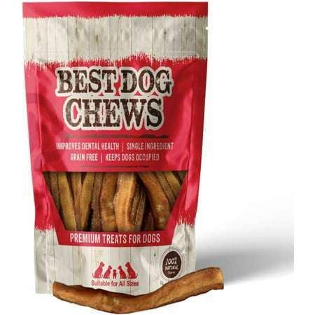 Best Dog Chews Jumbo Bully Sticks for Dogs 100% Natural And Delicious Treats Odor And Rawhide Free Long Lasting Great For Joint & Dental Health For All Breed Sizes Dogs and Puppies - 12 inch (3 Count)