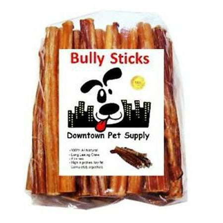 Best Free Range Bully Stick Great Training Dog Treats Low Odor USDA 6 in 1/2 lb