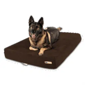 Big Barker 7 Pillow Top Orthopedic Extra Large Dog Bed Chocolate Sleek Edition