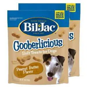 Bil-Jac Gooberlicious Peanut Butter Dog Treats 10 oz 2 Pack