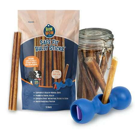 Bow Wow Labs Bow Wow Buddy Bully Stick Holder for Dogs Starter Kit Small (15-30 pounds)