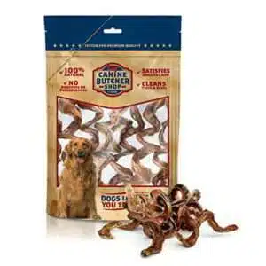 Canine Butcher Shop All-Natural Beef Bully Sticks for Dogs (Various Sizes) - Born Raised & Made in USA Since 1996 (Bully Springs 6-Pack)