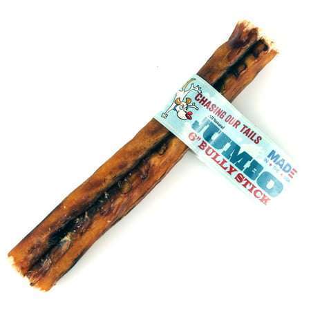 Chasing Our Tails Bully Stick 6-inch Jumbo Cigar Band for Dogs 1 Count