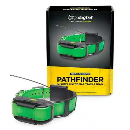Dogtra PATHFINDER GPS Tracking & Dog Training Collar Green Additional Receiver 9-Mile 21-Dog Expandable Waterproof