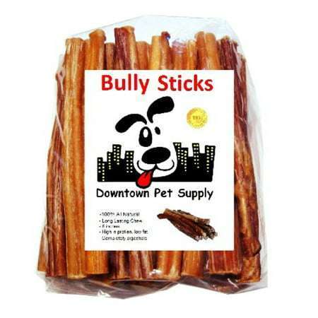 Downtown Pet Supply Bully Sticks For Dogs Free Range Dog Chews 100 Pack
