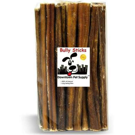 Downtown Pet Supply Bully Sticks for Small Dogs Rawhide Free Dog Chews 6 12 Pack