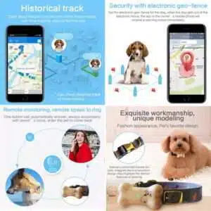 Endymata Waterproof Mini Dog Tracking Device Dog GPS Collar