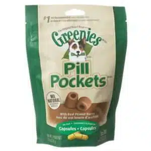 Greenies Greenies Pill Pocket Peanut Butter Flavor Dog Treats Large - 30 Treats (Capsules) Pack of 4