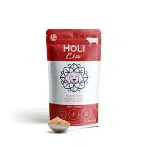 HOLI Beef Liver Single Ingredient Dog Food Protein Pack Topper - Made in USA Only - Human-Grade Freeze Dried Dog Food Mix in Topping - Grain Free Gluten Free Soy Free - 100% All Natural