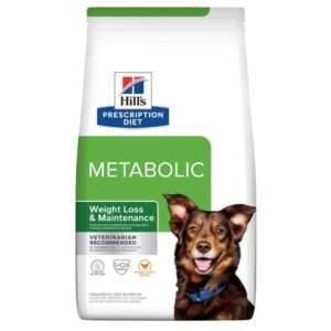 Hill's Prescription Diet Canine Metabolic Weight Loss & Maintenance Chicken Flavor Dry Dog Food - 27.5 lb Bag