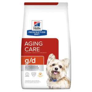 Hill's Prescription Diet Canine g/d Aging Care Chicken Flavor Dry Dog Food - 8.5 lb Bag