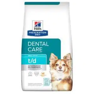 Hill's Prescription Diet Canine t/d Dental Care Small Bites Chicken Flavor Dry Dog Food - 5 lb Bag