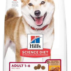 Hill's Science Diet Adult No Corn, Wheat, or Soy Chicken & Brown Rice Recipe Dry Dog Food - 15 lb Bag