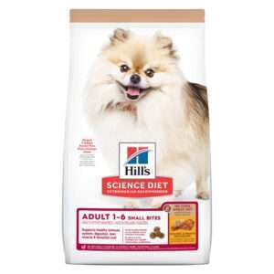 Hill's Science Diet Adult Small Bites No Corn, Wheat, or Soy Chicken & Brown Rice Recipe Dry Dog Food - 4 lb Bag