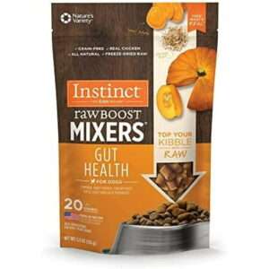 Instinct Raw Boost Mixers Freeze Dried Raw Dog Food Topper Grain Free Dog Food Topper with Functional Ingredients