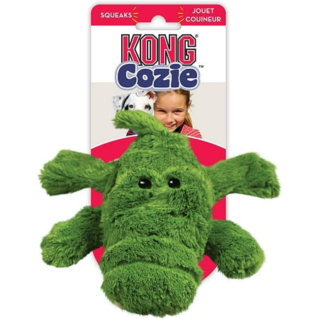 KONG Cozie Ali the Alligator Medium Dog Toy Green