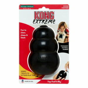 Kong Extreme Rubber Dog Toy Black XX-Large Dogs over 85 lbs