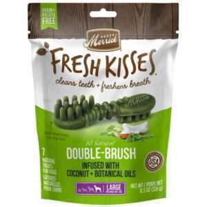 Merrick Fresh Kisses Coconut & Botanical Oils Dental Treats for Dogs 7 ct Bag