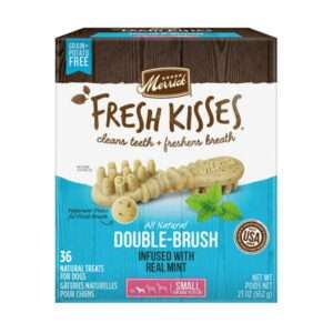 Merrick Fresh Kisses Mint Flavor Dental Treat for Dogs 23 oz Box